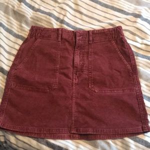 Corduroy skirt